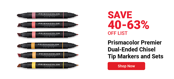 Prismacolor Premier Dual-Ended Chisel Tip Markers and Sets