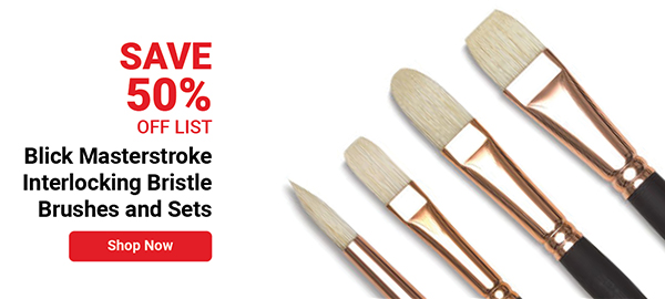 Blick Masterstroke Interlocking Bristle Brushes and Sets