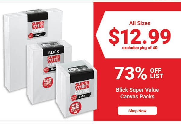 Blick Super Value Canvas Packs