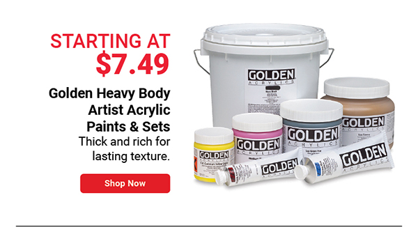 Golden Heavy Body Artist Acrylic Paints & Sets