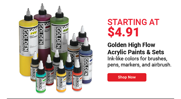 Golden High Flow Acrylic Paints & Sets