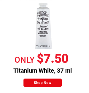 Winsor & Newton Artists' Oil Color - Titanium White, 37 ml tube