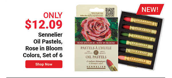 Sennelier Oil Pastels - Rose in Bloom, Set of 6