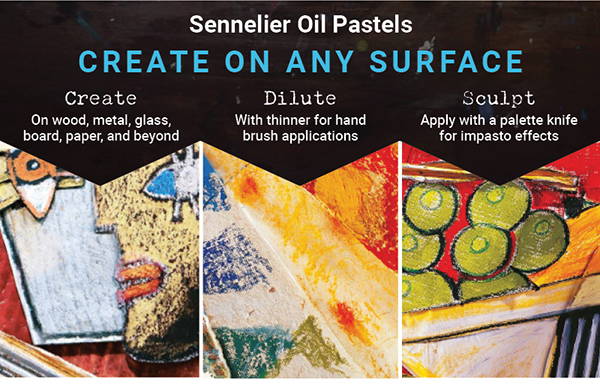 Sennelier Oil Pastels - Create on Any Surface