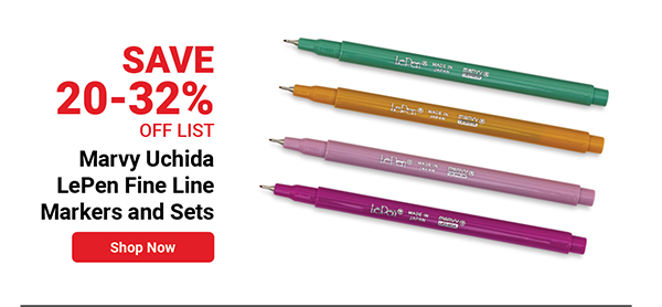 Marvy Uchida LePen Fine Line Markers and Sets