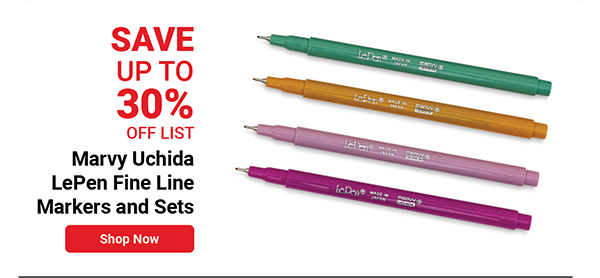 Marvy Uchida LePen Fine Line Markers and Sets