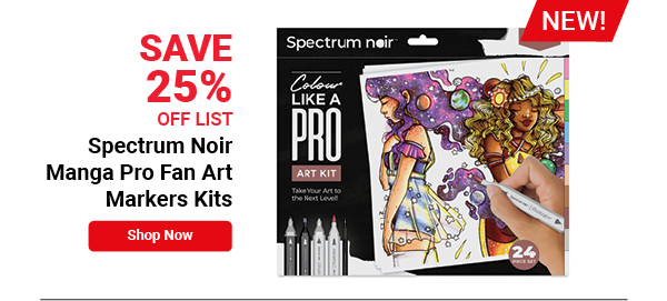 Spectrum Noir Manga Pro Fan Art Markers Kits