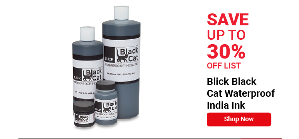 Blick Black Cat Waterproof India Ink