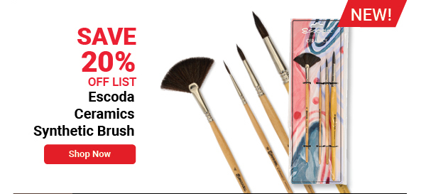 Escoda Ceramics Synthetic Brush Set