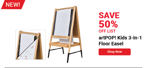 artPOP! Kids 3-in-1 Floor Easel