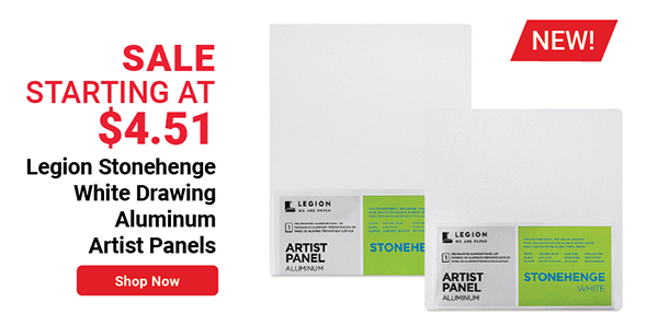 Legion Stonehenge White Drawing Aluminum Artist Panels