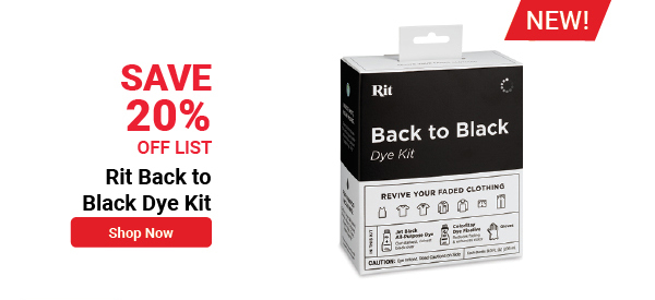 Rit Back to Black Dye Kit