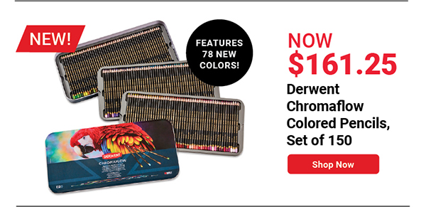 Derwent Chromaflow Colored Pencil - Set of 150