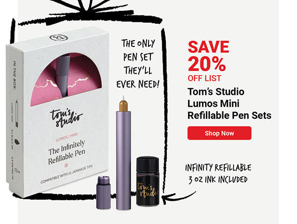 Tom's Studio Lumos Mini Refillable Pen Sets