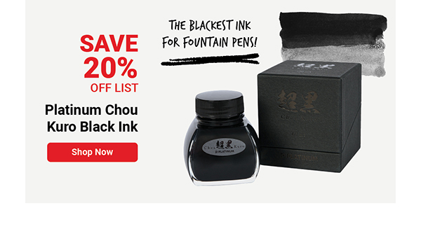 Platinum Chou Kuro Black Ink