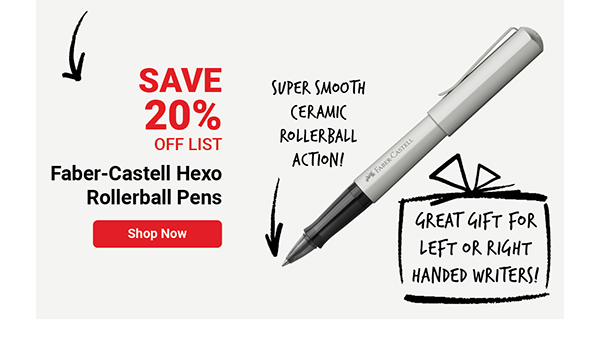 Faber-Castell Hexo Rollerball Pens