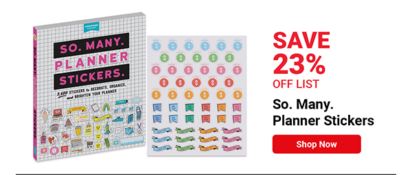 So. Many. Planner Stickers