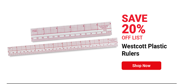 Westcott Plastic Rulers