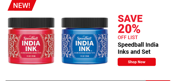 Speedball India Inks and Set