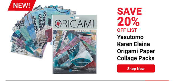 Yasutomo Karen Elaine Origami Paper Collage Packs