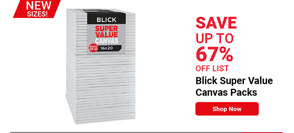 Blick Super Value Canvas Packs