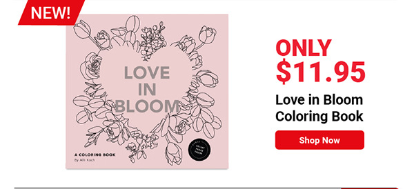 Love in Bloom Coloring Book