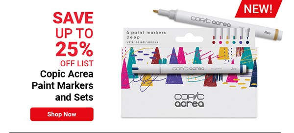 Copic Acrea Paint Markers and Sets