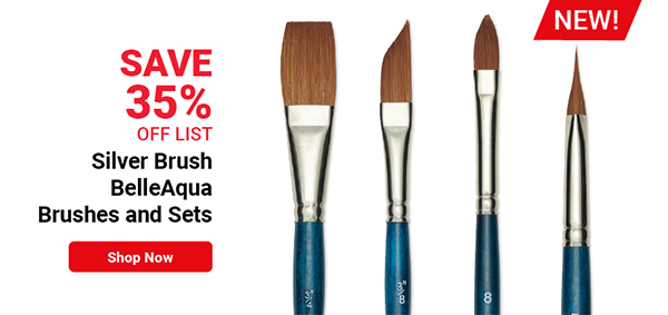 Silver Brush BelleAqua Brushes and Sets