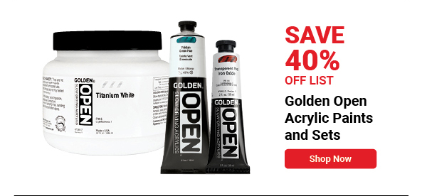 Golden Open Acrylic Paints and Sets