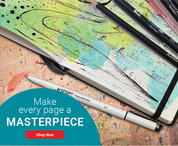 Make every page a Masterpiece - Shop Now