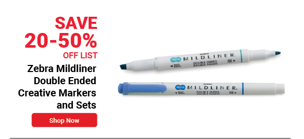 Zebra Mildliner Double Ended Creative Markers and Sets