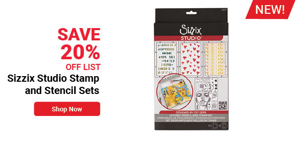 Sizzix Studio Stamp and Stencil Sets