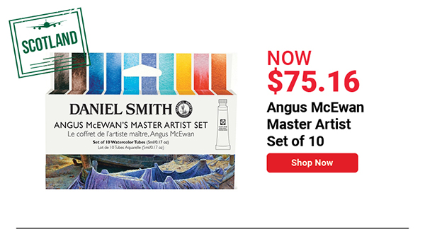 Daniel Smith Extra Fine Watercolor - Angus McEwan Master Artist, Set of 10, 5 ml, Tubes