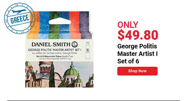 Daniel Smith Extra Fine Watercolor - George Politis Master Artist I, Set of 6, 5 ml, Tubes