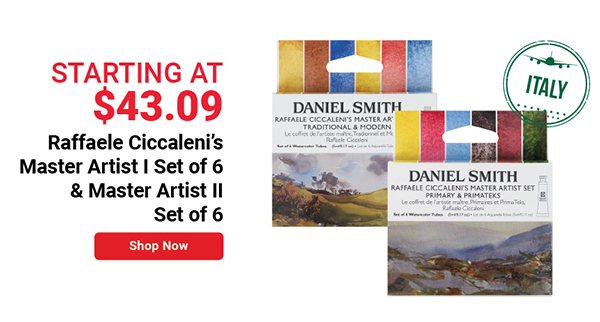 Daniel Smith Extra Fine Watercolor - Raffaele Ciccaleni's Master Artist Set I Traditional and Modern, Set of 6, 5 ml Tubes