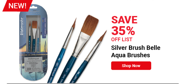 Silver Brush Belle Aqua Brushes