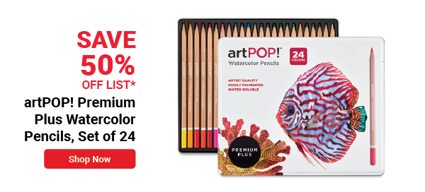 artPOP! Premium Plus Watercolor Pencils - Set of 24