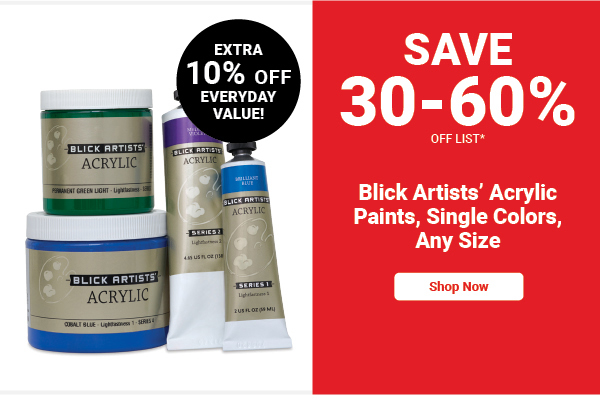 Blick Artists' Acrylic Paints, Individual Colors