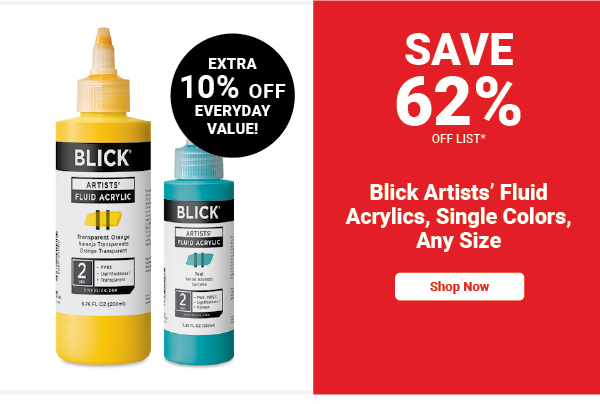 Blick Artists’ Fluid Acrylics, Individual Colors