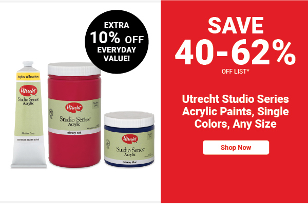 Utrecht Studio Series Acrylic Paints, Individual Colors