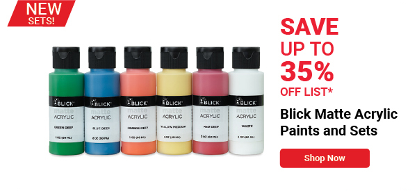 Blick Matte Acrylic Paints and Sets