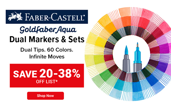 Faber-Castell Goldfaber Aqua Dual Markers and Sets