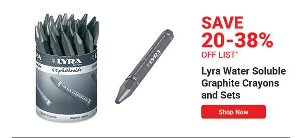 Lyra Water Soluble Graphite Crayons and Sets