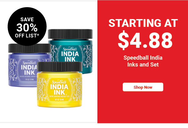 Speedball India Inks and Set