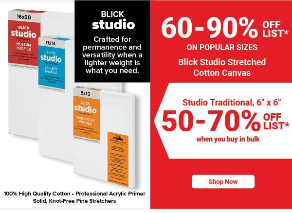 Blick Studio Stretched Cotton Canvas