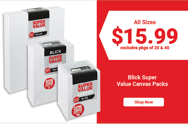 Blick Super Value Canvas Packs