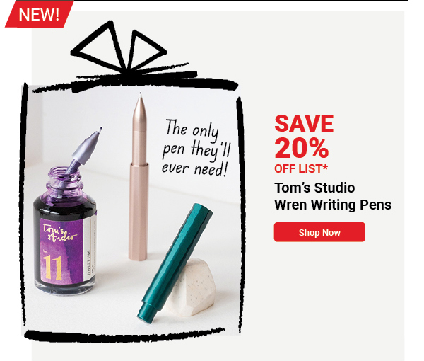 Tom's Studio Wren Writing Pens