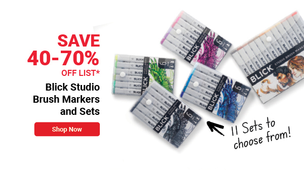 Blick Studio Brush Markers and Sets