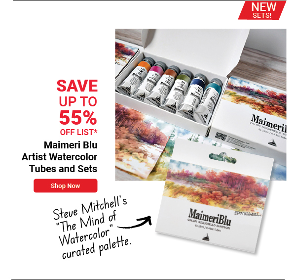 Maimeri Blu Artist Watercolor Tubes and Set