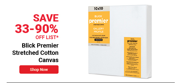 Blick Premier Stretched Cotton Canvas
